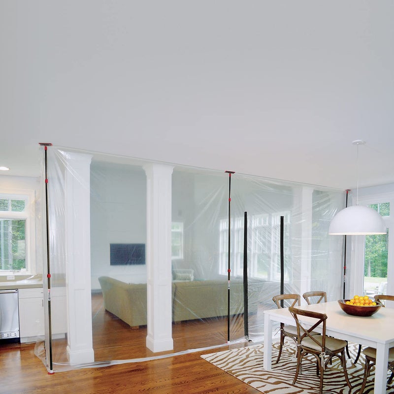 ZipWall 2-Pack Standard Zipper for Dust Barriers, AZ2 , Black - Image 4